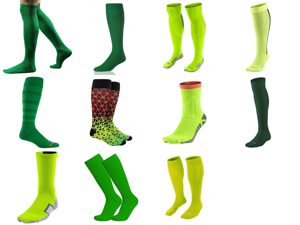 green soccer socks